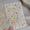 Tomoni Golden Branch & Jade Leaf Metal Nail Stickers - Chinese Style, Back Adhesive, Ginkgo Design Decor.