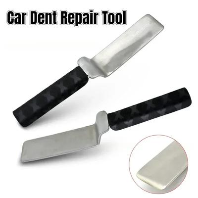 Car Dent Repair Tool Paintless Dent Repairing Knock Pads Rubber Handle Stainless Steel Backing Plate Body Dent Removal Tool