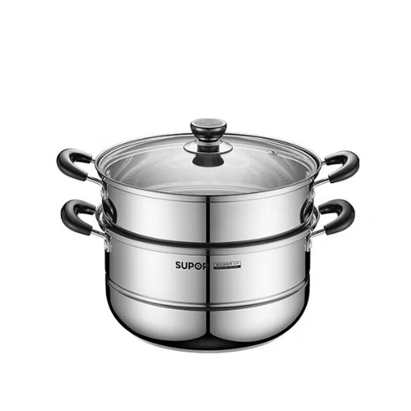 

SUPOR Good Helper 28cm 304 Stainless Steel Multi-Purpose Pot