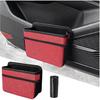 Mandark Car Trash Can, Foldable Mini Vehicle Trash Bin Garbage Organizer Holder, Waterproof Automotive Interior Hanging Dustbin Storage Bag Container