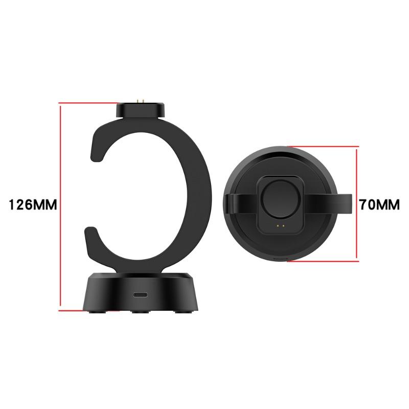 Pro Amazfit T-REX 3 Pro USB nabíjecí dok Náhradní nabíječka pro chytré hodinky Adaptér Magnetický nabíjecí kabel pro T-Rex 3/Balance 2