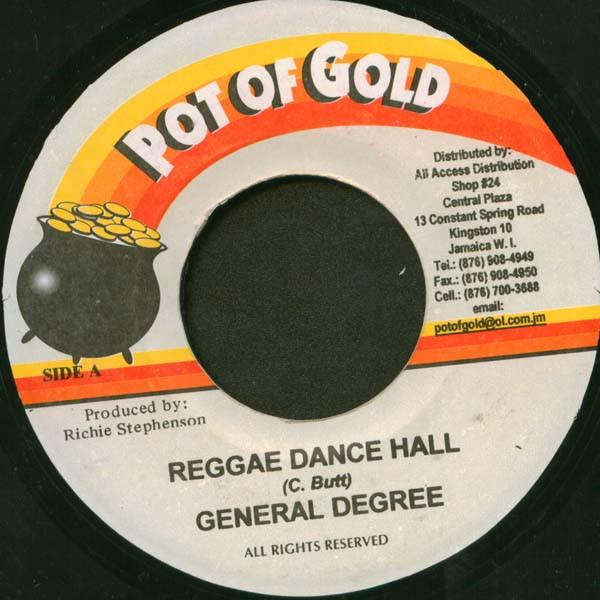 7inch Record GENERAL DEGREE / BEEKLY BAILEY - Reggae Dance Hall / Rasta Galis none Pot Of Gold 2003 Jamaica Reggae, Ska & Dub Used
