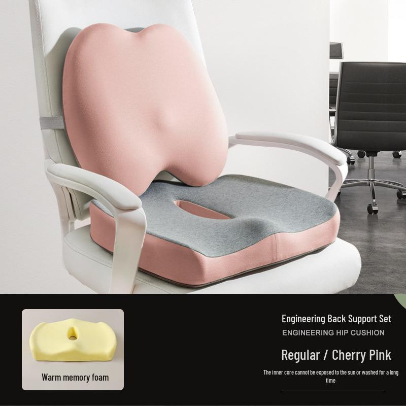 Ergonomisches Bürositzkissen mit Lendenwirbelstütze für Frauen - Lindert Gesäßschmerzen & Hämorrhoiden