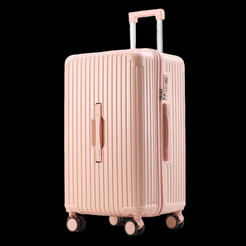 KarLot Women s 30-inch Mirror-Style Rolling Luggage