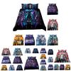 Fortnite Bedding Set 3-piece Bedding Set With Pillowcase And Duvet Cover Polyester Material