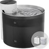 WOPET Cat Water Fountain, 3.5L Cat Fountain with Stainless Steel Lid, W500 Pet Water Fountain Super Quiet Cat Water Dispenser with Smart Pump LED