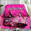 1PC Custom Name Royal Crown outdooor Flannel blankets Patterns Throw Blanket All-Season Soft Gift for Couch, Bed, Camping gifts