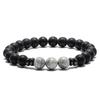 JYL TS Bracelet Couple's  Textured Beaded Enhances Connection & Shared Luck