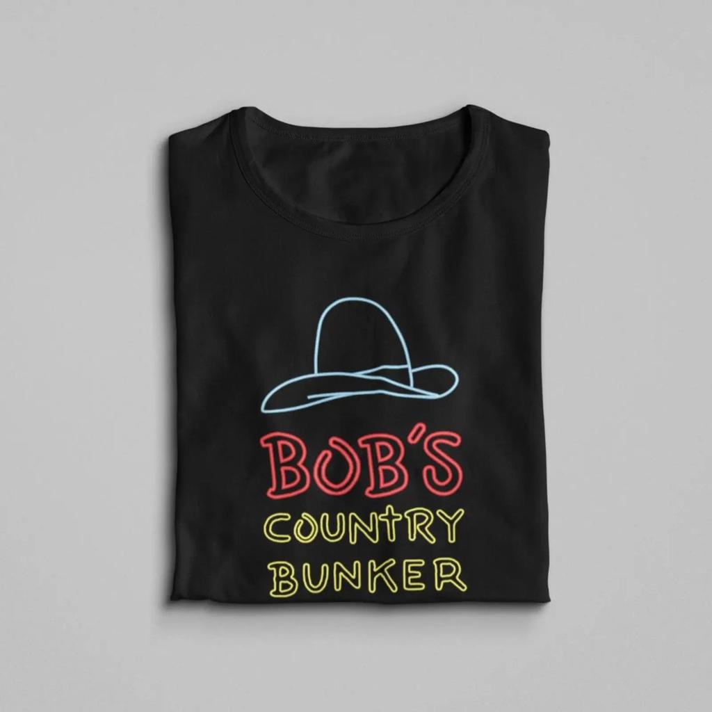 Bob amp 39 s Country Bunker T Shirt Cult Movie Night 80s retro vintage Washed Comfortable homme Unisex Stretched
