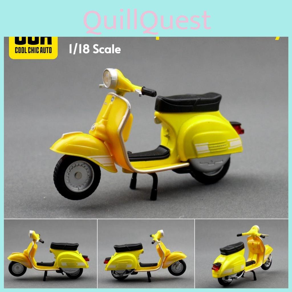 Alloy Vespa Motorbike Model For Kids With Realistic Movement