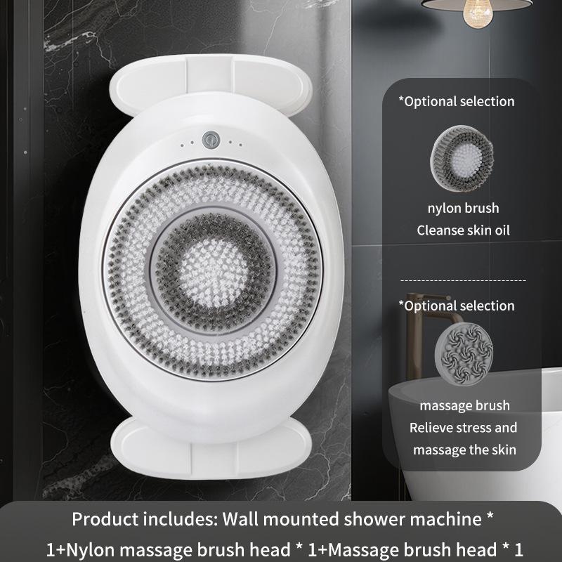 Smart Wall-Mounted Electric Shower & Back Scrubber