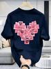 Couple Sportscraut Cotton Short Sleeve Tshirt Young Unisex And Unisexs Summer Ins Loose Casual Half Sleeve Top