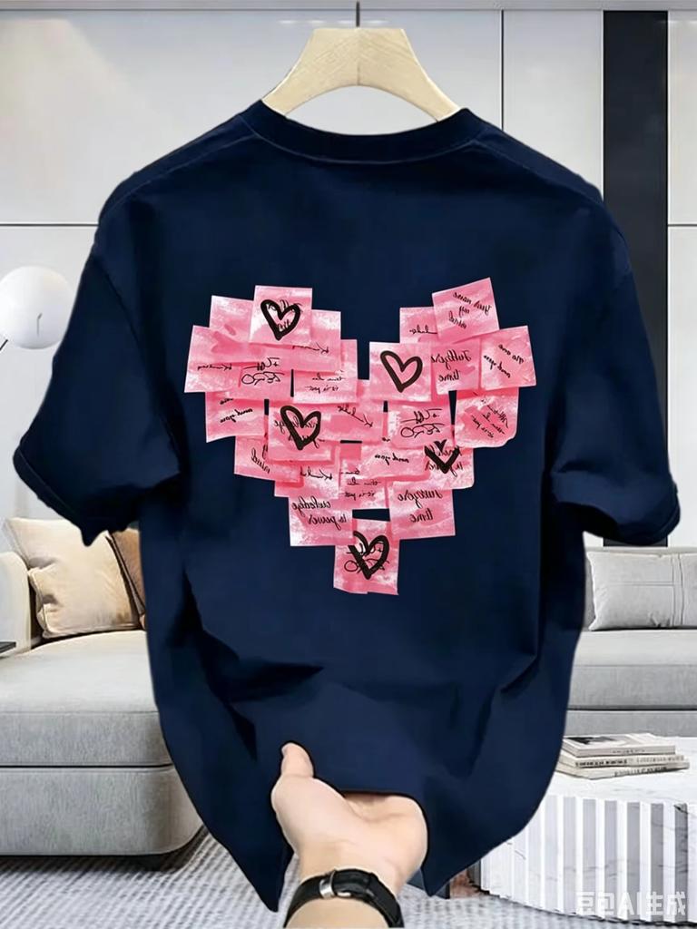 Couple Sportscraut Cotton Short Sleeve Tshirt Young Unisex And Unisexs Summer Ins Loose Casual Half Sleeve Top