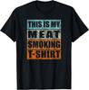 BBQ Smoker Themed Retro - Vintage My Meat Smoking T-Shirt