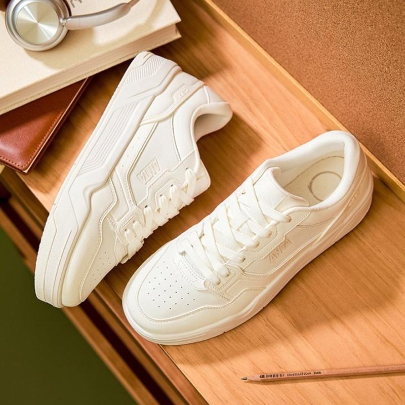 Anta C37 Series Fashion Versatile Non-Slip Shock Absorbing Wear-Resistant Low-Top Skate Shoes Men Sneaker White 112538022-1