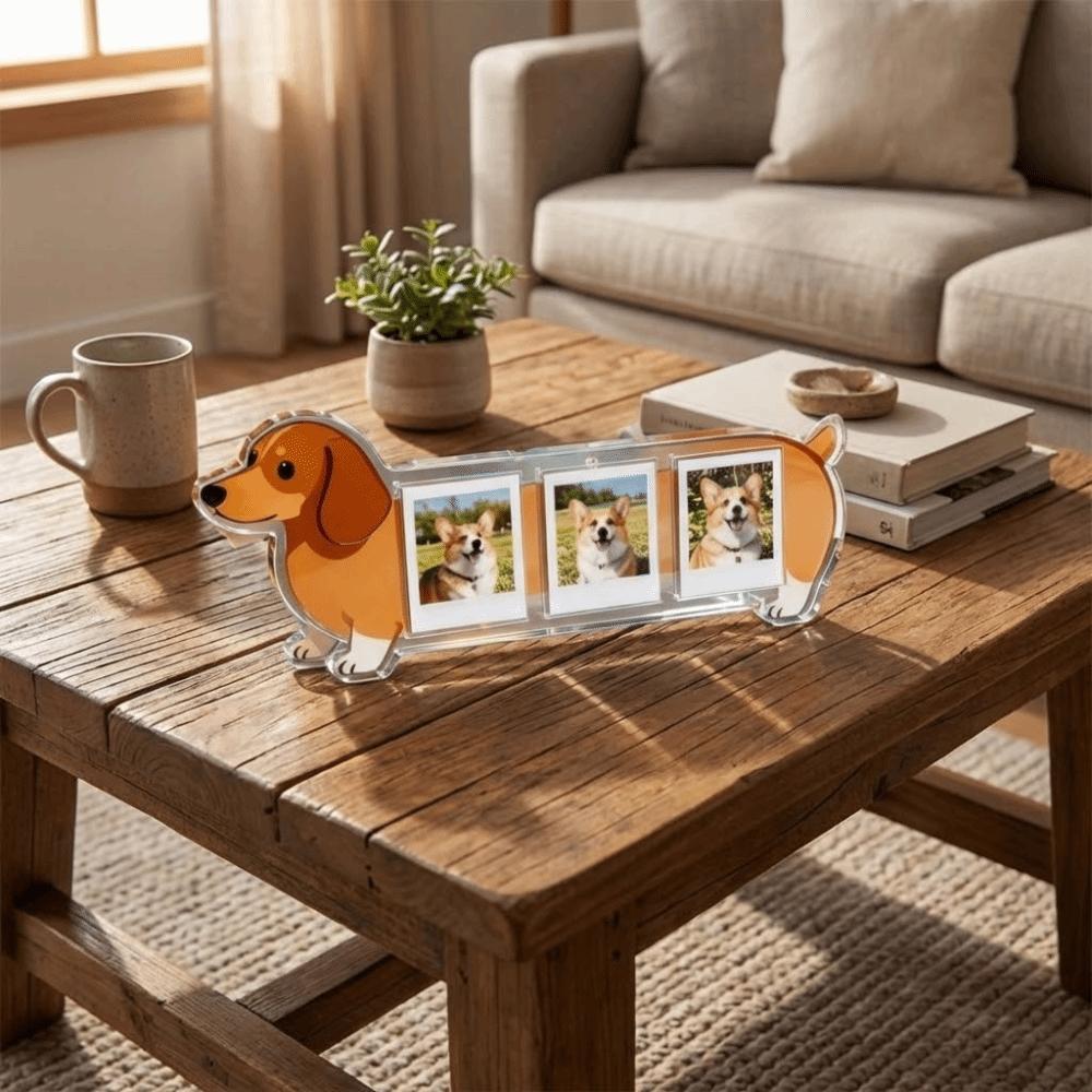 3 Inches Acrylic Photo Frame Animal Shape Photo Display Frame  Photo Display