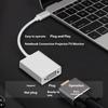 Aluminum Alloy USB C To VGA Converter 1080P Resolution Plug and Play Design for Various Devices Smartphone Display