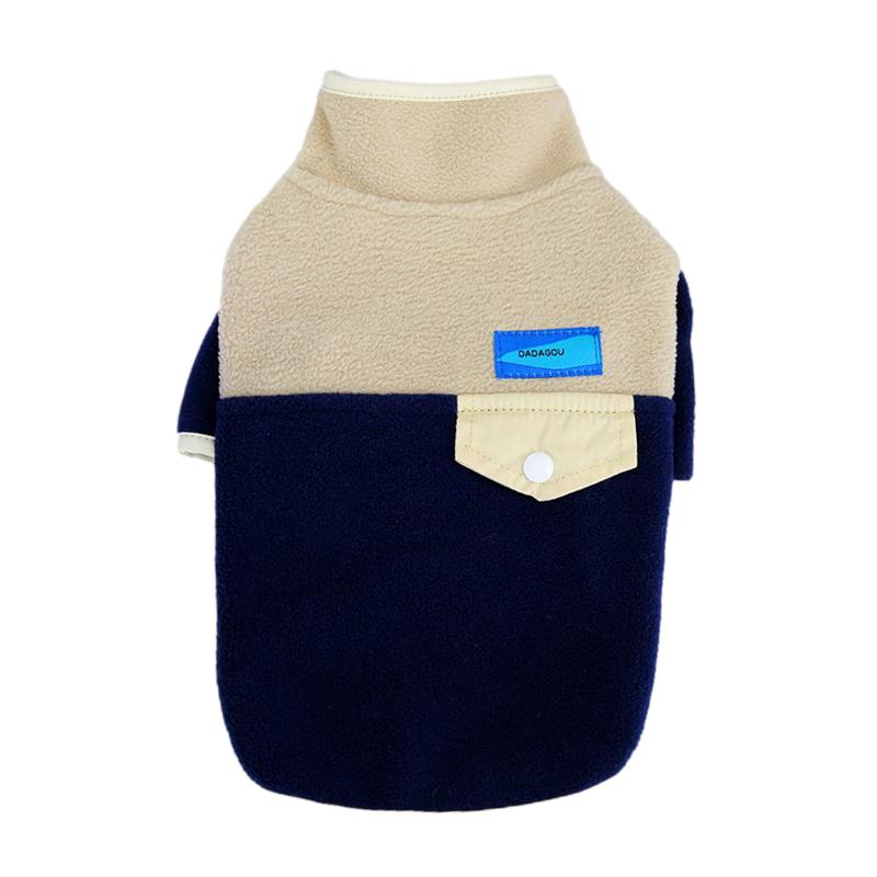 

Зимнее теплое пальто для собак, куртка из флиса, одежда для маленьких собак, мягкая одежда для собак, одежда для щенков, одежда для чихуахуа, товары для домашних животных XXL темно-синий