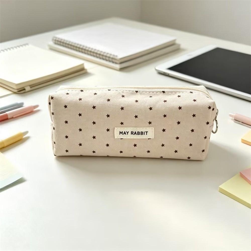 Portable Pen Bag Large Capacity Stationery Pouch Aesthetic Pencil Case  Students