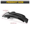 Sequential LED Side Mirror Turn Signal Light For Mercedes Benz C E S CLA CLS GLK