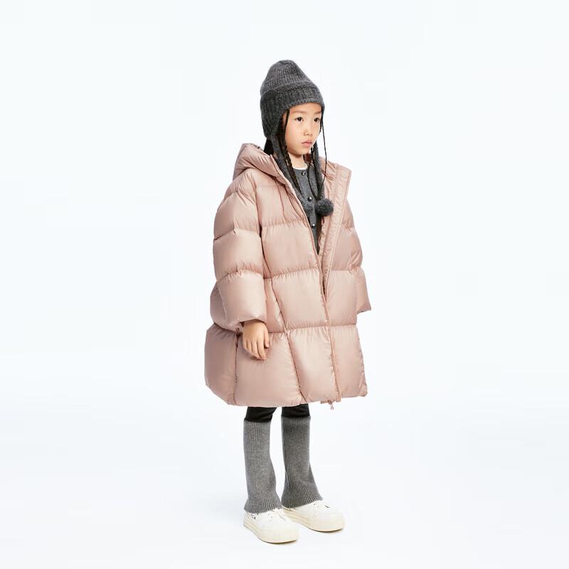 little MO&Co. Kids Winter Mid-Length Down Jacket 100