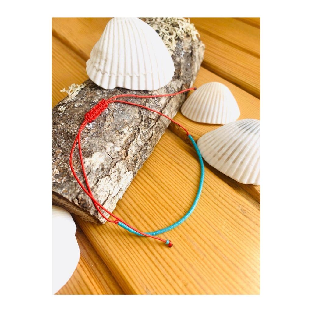 Miyuki Red String Türkis Age