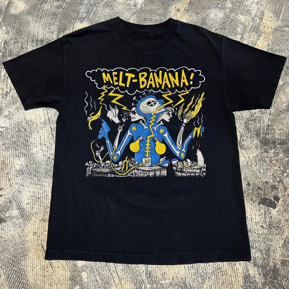 

Melt Banana Band Gift For Fan On Tour T Shirt Full Size S-5XL AD635 Unisex T-Shirt 5XL різнокольоровий