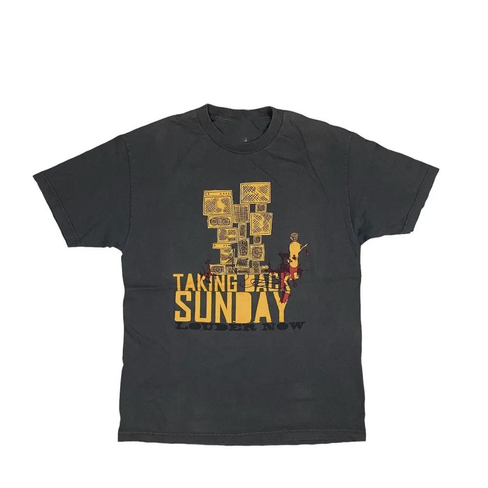 

Taking back sunday - Louder now 2005 Short Sleeve Black All Size Shirt AG2118 Unisex T-Shirt L
