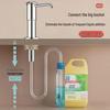 Aquarium Soap Dispenser Extension - Kitchen Sink Press Pump for Dish Detergent