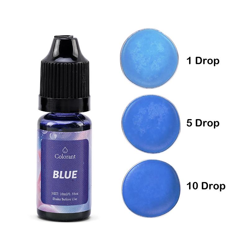 18 Colors 10ml Liquid Dye Candle Resin Pigment Colorant Resin Soy Wax Dye for DIY Candle Soap UV Epoxy Resin Mold Crafts Making