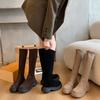 Long tube boots for women 2026 Spring and Autumn  French elastic retro high tube knight boots for women