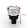 2008 Peugeot 408 Silver Engine Start Button (4-Pin)
