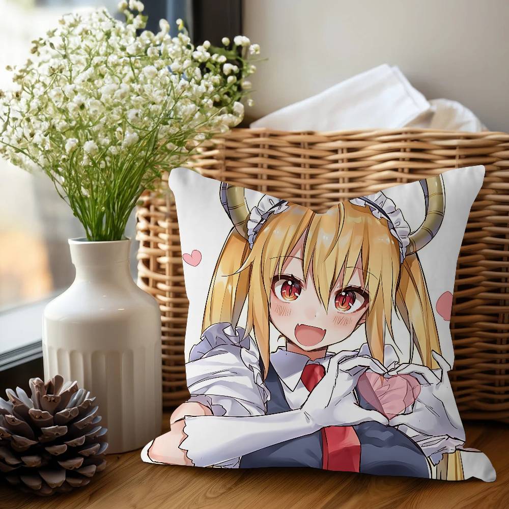Miss Kobayashi's D-Dragon Maid Pillowcases Home Bedding Decorative Pillow Cover Wedding Super Soft Pillow Case