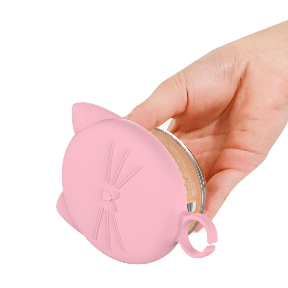 Silicone Cat Can  Lid Cat Shaped Pet Can Jar Opener Cute Dog Can Cover  For Pet