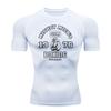 Tight Compression Shirt Men's Gym Fitness Jogging sweatshirt elastic Training Top Summer Breathable Sports Quick-drying Casual T-shirt