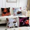 Rapper WAKE UP LUCKI Cushion Cover Reversible Plush Pillow Cover – For Car, Sofa, Bedroom, Perfect As a Gift.