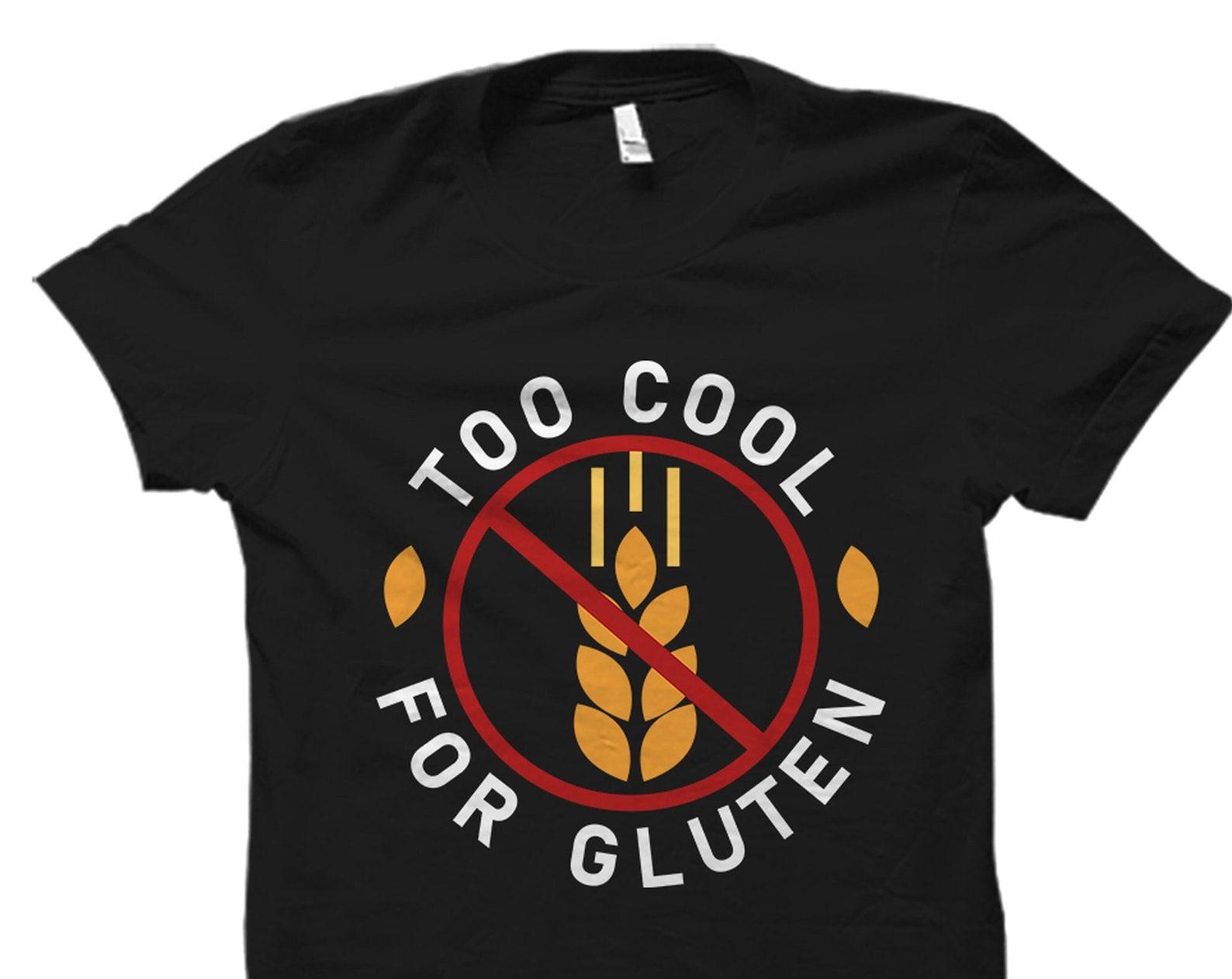 Gluten Shirt. Gluten Free Shirt. Celiac Shirt. Gluten Gift. Gluten Free T-Shirt. Celiac Gift. Funny Gluten Shirt. Gluten Free Tee #OS3922 L