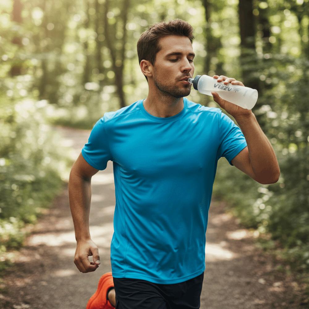 Leichte faltbare Sportwasserflasche 250/500ml Laufbecher Tragbare Wasserflasche für den Außenbereich