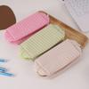 Kawaii Cosmetic Storage Bag Large Capacity Pen Box Durable Woven Pencil Case  Student Supplies