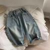 Blugi cu buzunare cu design de primăvară și toamnă pentru băieți, pantaloni moi și largi pentru bebeluși și copii