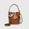 2026 Women's Large Capacity Bucket Bag with Wide Shoulder Strap Single Shoulder Handbag Drawstring Handheld Crossbody Bag
