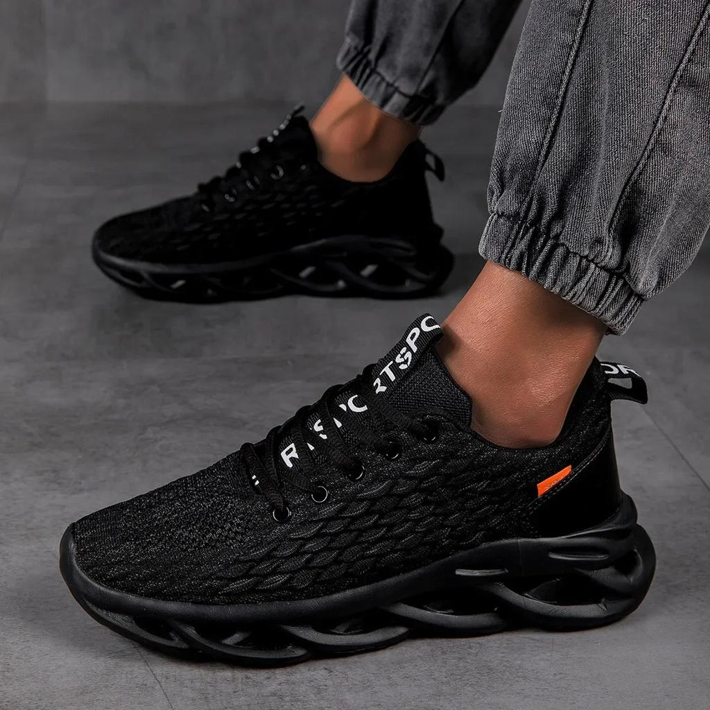 Men's Sneakers Running Shoes Summer Comfortable Knit Athletic Sports Cushioning Jogging Trainers Lightweight Shoes for Men