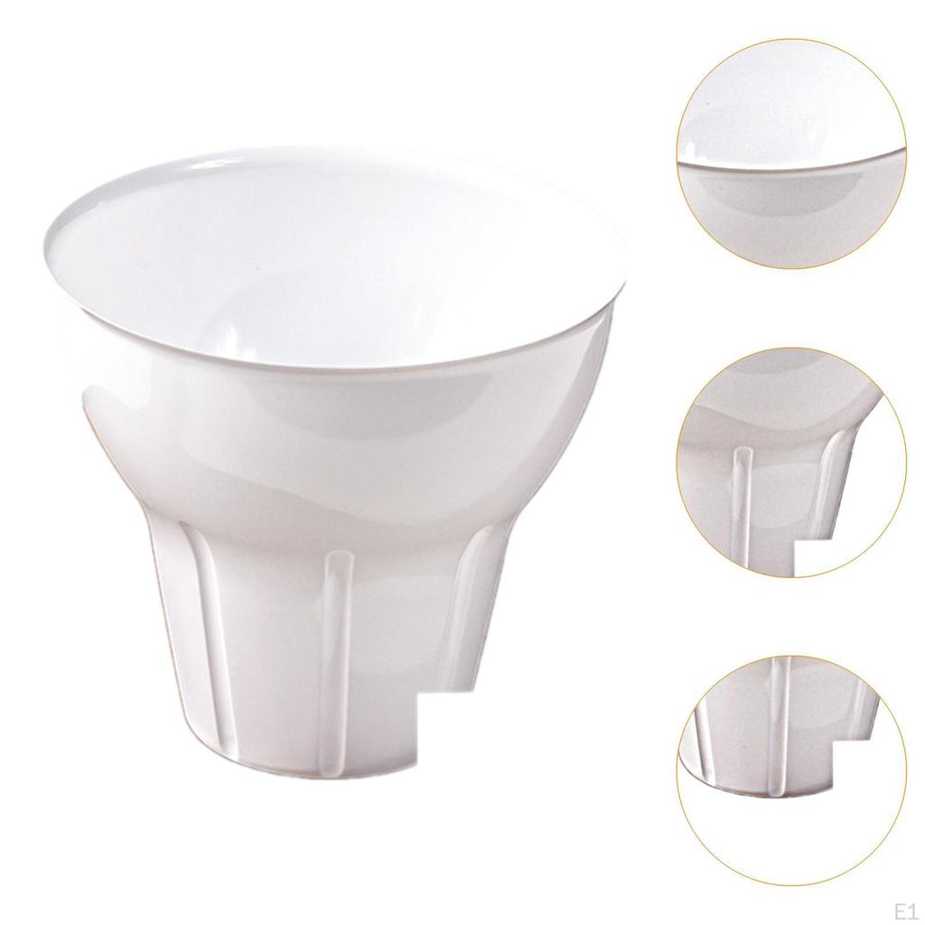 50 Pieces Reusable Plastic Ice Cream Bowls Set Accessory Frozen Yogurt