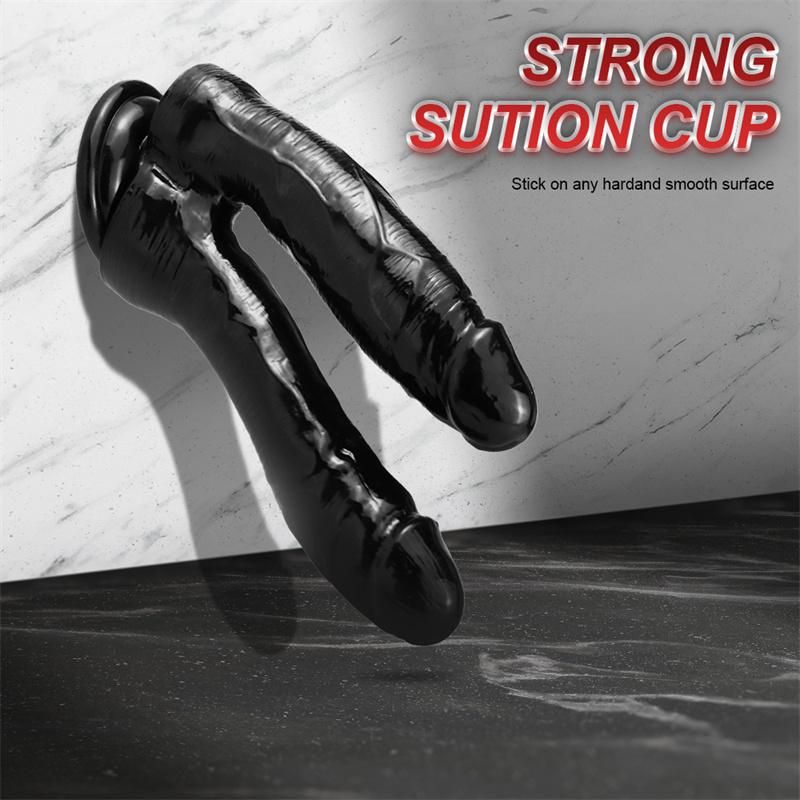 Double-headed Dildo Anal Plug Masturbation Device Female Backyard Alternative Toy Dildo Adult Products
