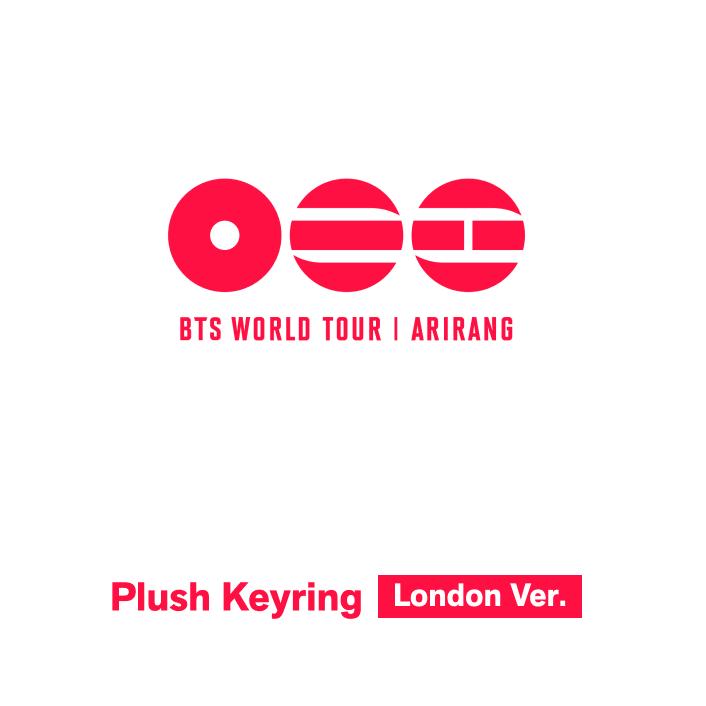 [PRE-ORDER] (BUSAN/LONDON) Plush Keyring BTS WORLD TOUR ARIRANG In PARIS MD