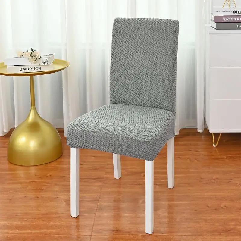 Elastyczny pokrowiec na krzesło Uniwersalny rozmiar Tani pokrowiec na krzesło Duży elastyczny pokrowiec na siedzisko w salonie Pokrowce na krzesła do domowego jadalni