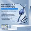 Remax Telescopic Data Cable Mobile Phone 3a Fast Charging Cable Micro Usb Type-c Interface Compatible For Iphone