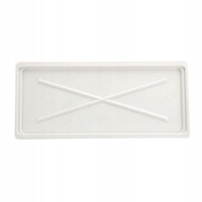 Tacka Pod Ociekacz Suszarkę Meblową Plastikowa Biała 22,5x50cm 1szt