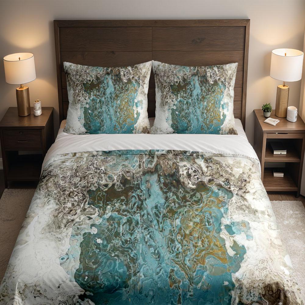 Woods in the Evening Impression Duvet Cover Set King Queen Double Full Twin Single Duvet Cover Pillow Case Bed Linen Set
