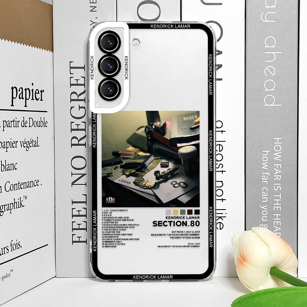 

Rapper Kendrick Lamar Phone Case for Samsung Galaxy S25 S24 S23 S21 Ultra FE Transparent Soft Covers for Samsung S22 Plus Fundas SamsungS21 Ultra